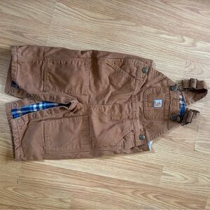 Carhart baby fleece lined overalls